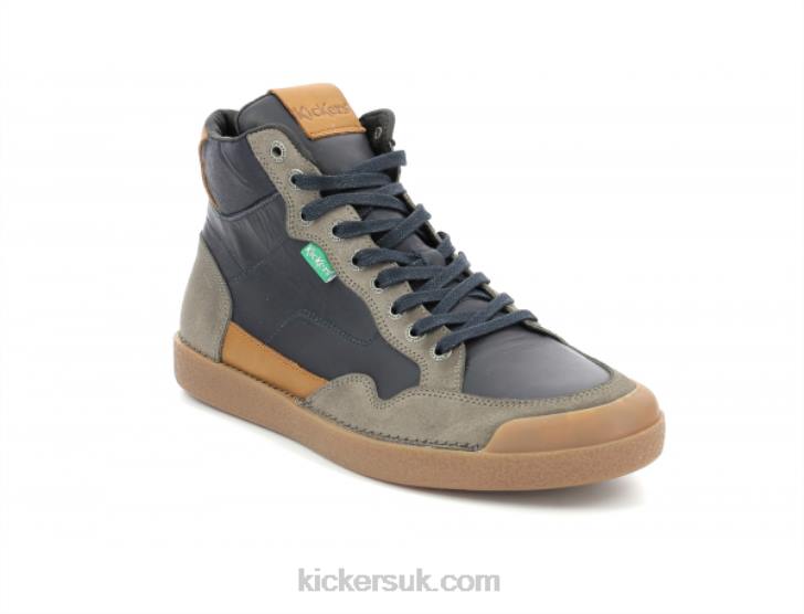 Kick Triparty Beige Navy Kickers ZDBR325 Men