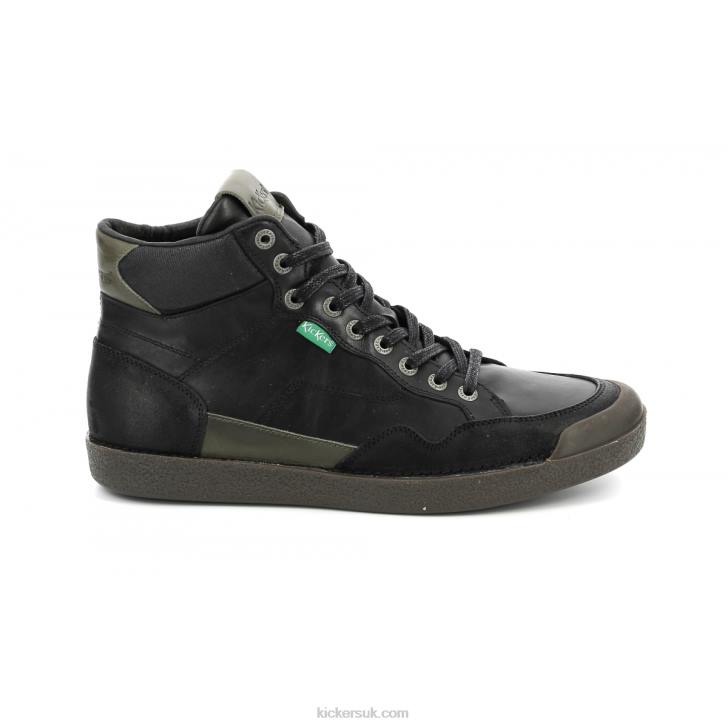 Kick Triparty Black Khkai Kickers ZDBR326 Men
