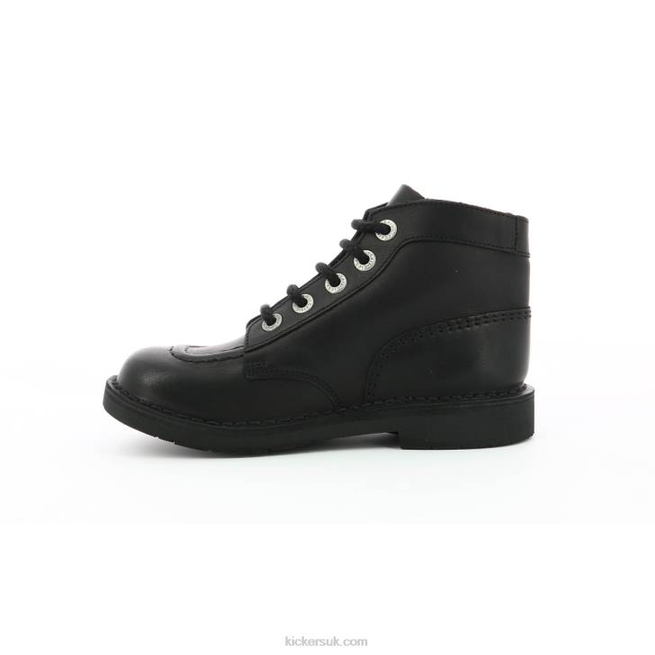 Kick Col Black Stiching Black Perm Kickers ZDBR243 Women