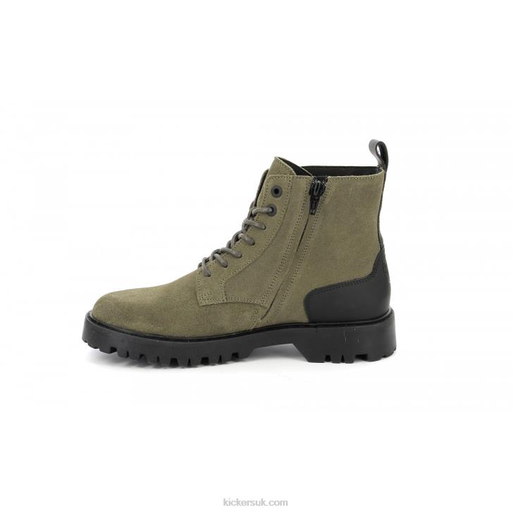 Kick Decklock Dark Green Olive Kickers ZDBR218 Women