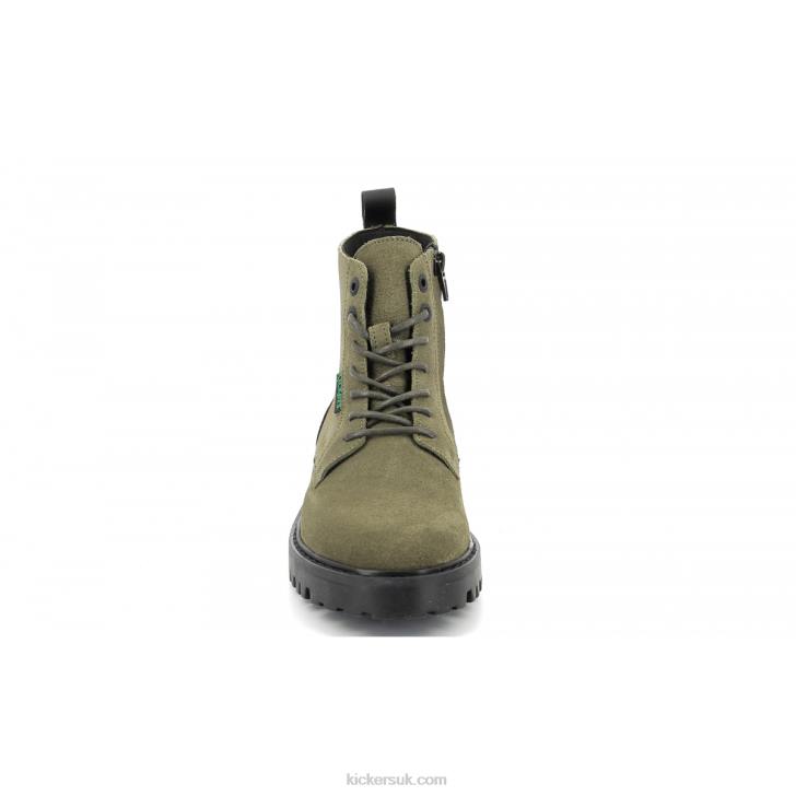 Kick Decklock Dark Green Olive Kickers ZDBR218 Women