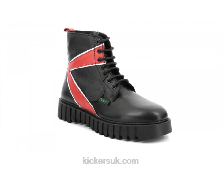 Kick Fabulous Black Red Kickers ZDBR219 Women
