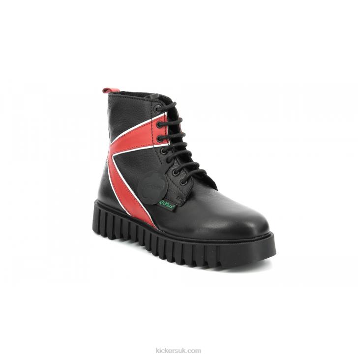Kick Fabulous Black Red Kickers ZDBR219 Women