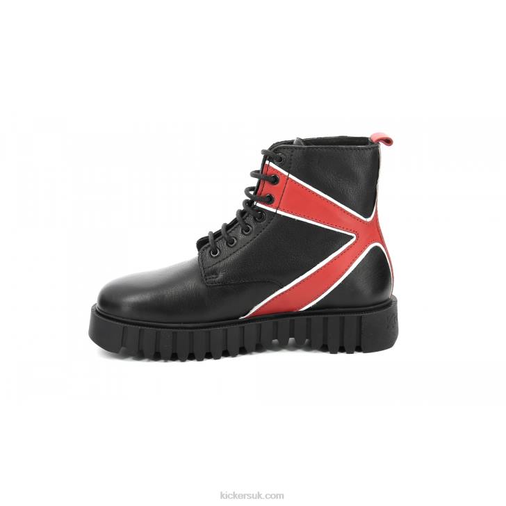 Kick Fabulous Black Red Kickers ZDBR219 Women