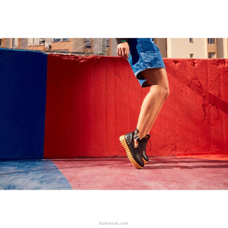 Kick Fantasy Black Kickers ZDBR197 Women