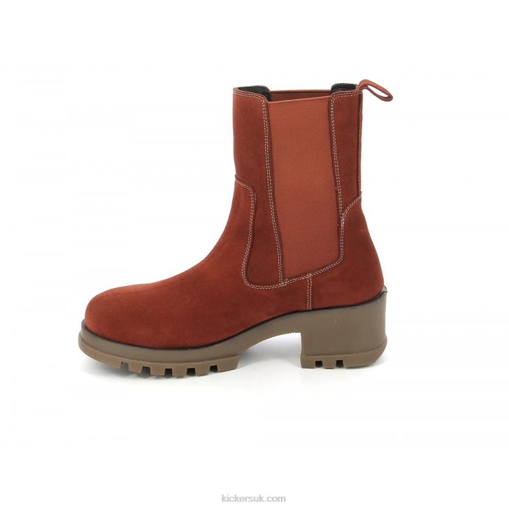 Kick Happy Orange Rouille Kickers ZDBR215 Women