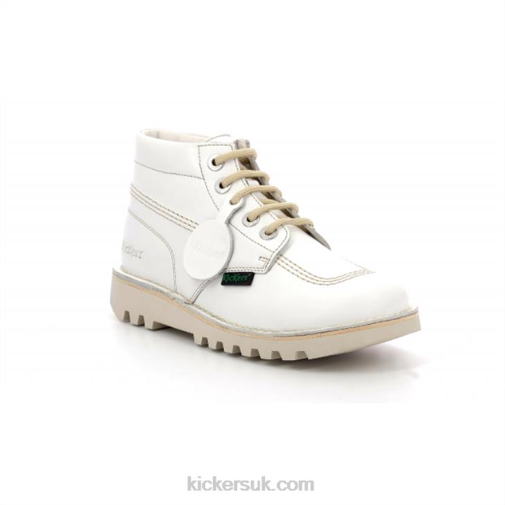 Kick Hi White Kickers ZDBR199 Women