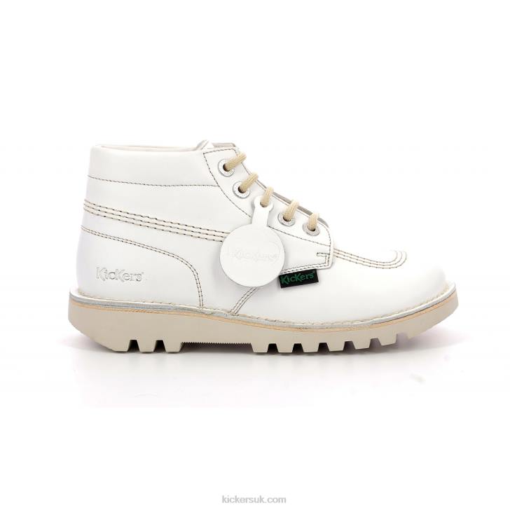 Kick Hi White Kickers ZDBR199 Women