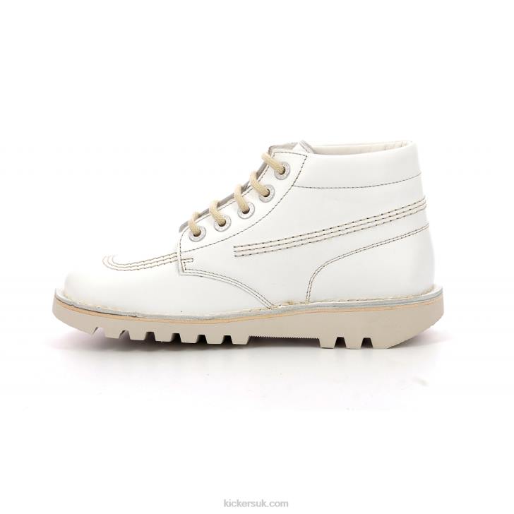 Kick Hi White Kickers ZDBR199 Women