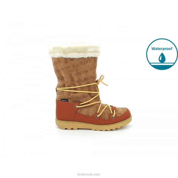 Kick Neosnow Camel Rouille Kickers ZDBR212 Women