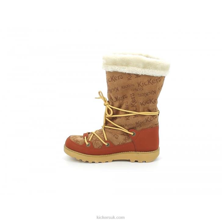 Kick Neosnow Camel Rouille Kickers ZDBR212 Women