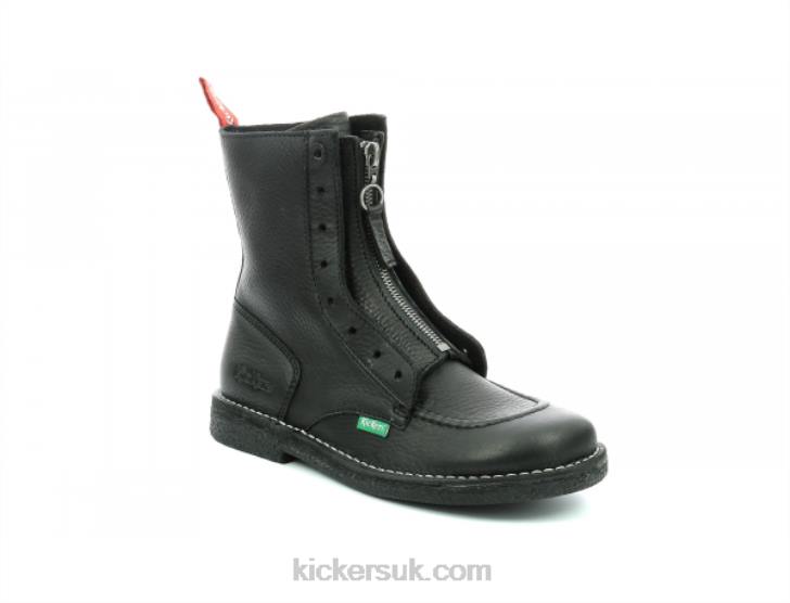 Meetickrock Black Black Sole Kickers ZDBR204 Women