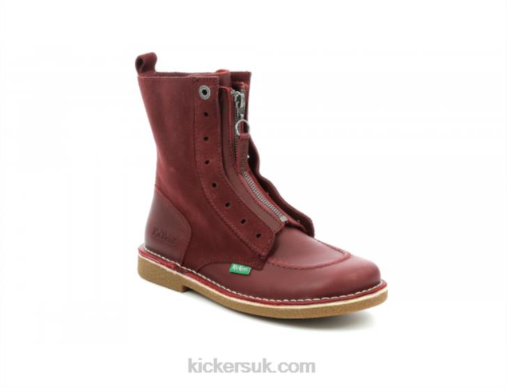 Meetickrock Burgundy Kickers ZDBR255 Women