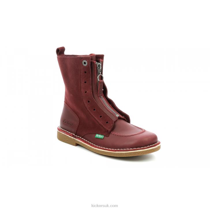 Meetickrock Burgundy Kickers ZDBR255 Women