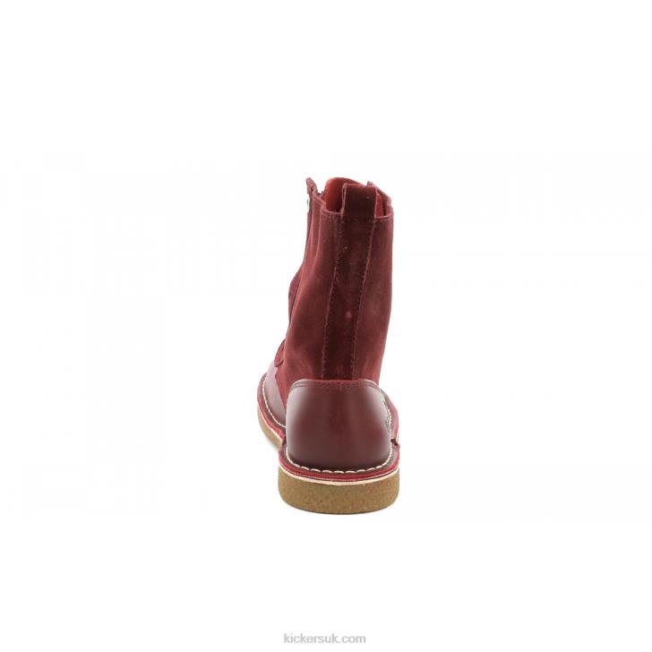 Meetickrock Burgundy Kickers ZDBR255 Women