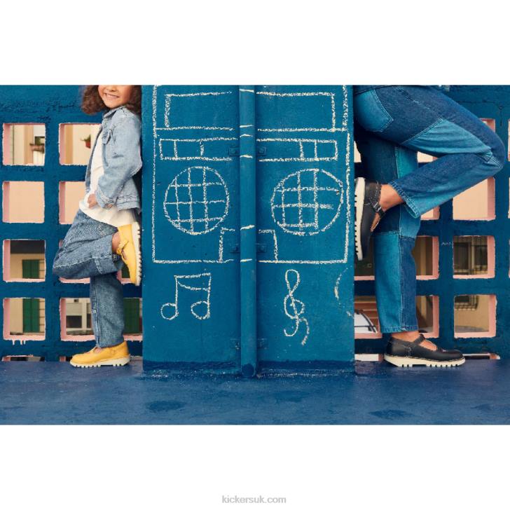 Kick Mary Jane Blue Kickers ZDBR134 Women