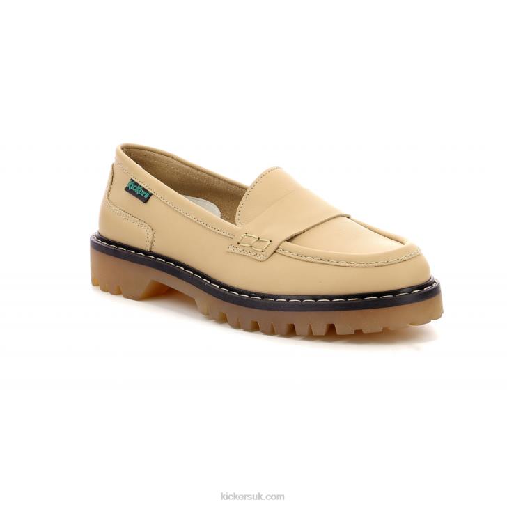 Deck Loafer Light Beige Kickers ZDBR155 Women