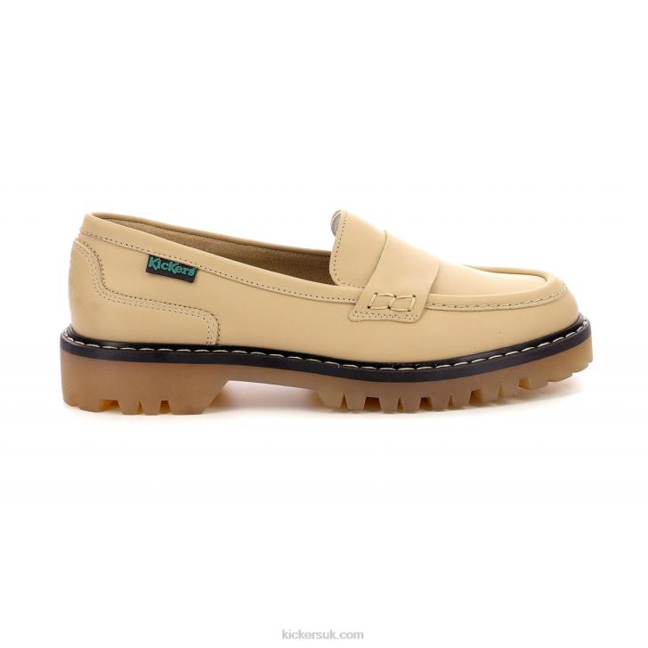Deck Loafer Light Beige Kickers ZDBR155 Women