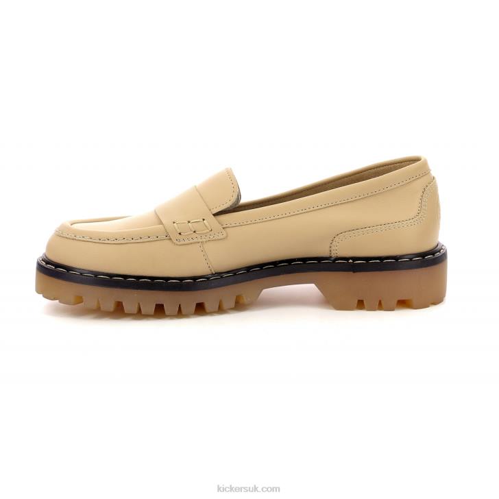 Deck Loafer Light Beige Kickers ZDBR155 Women
