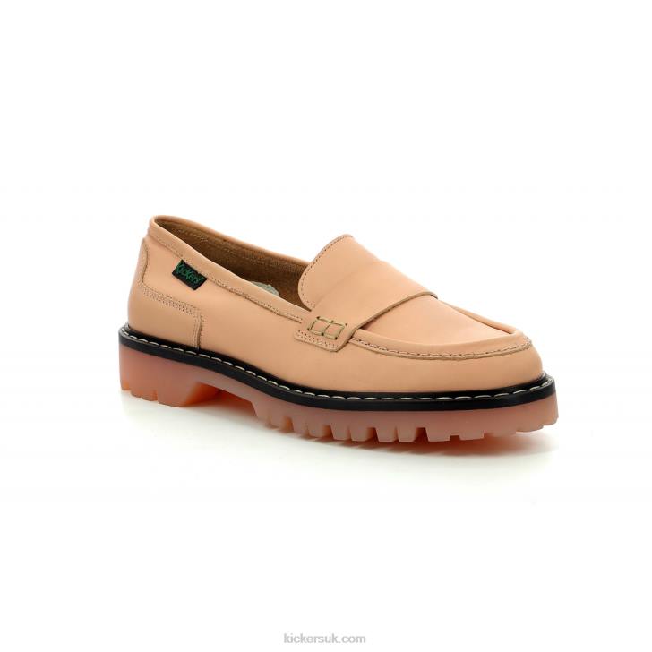 Deck Loafer Light Beige Kickers ZDBR156 Women