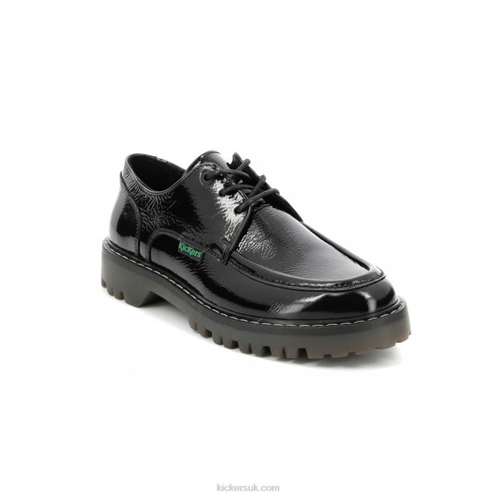 Kick Decklow Patent Black Kickers ZDBR146 Women