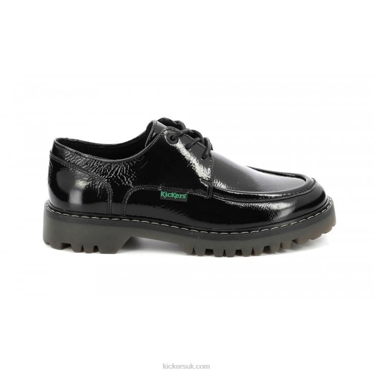 Kick Decklow Patent Black Kickers ZDBR146 Women