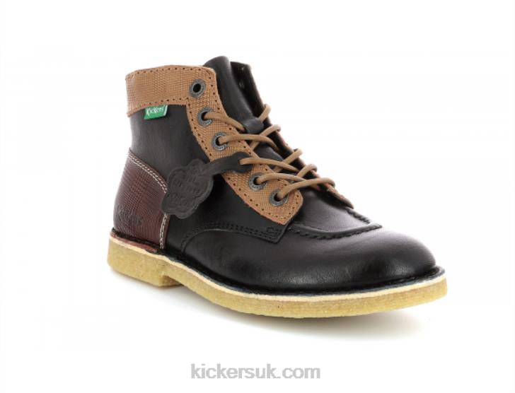 Kick Legend Black Camel Brown Kickers ZDBR277 Women