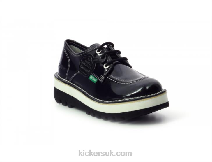 Kickougirl Black Patent Kickers ZDBR257 Women