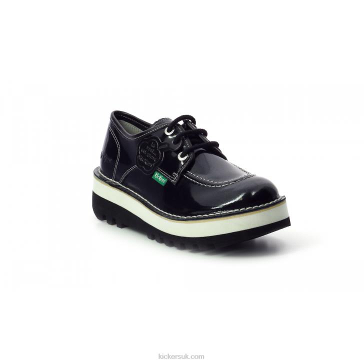 Kickougirl Black Patent Kickers ZDBR257 Women