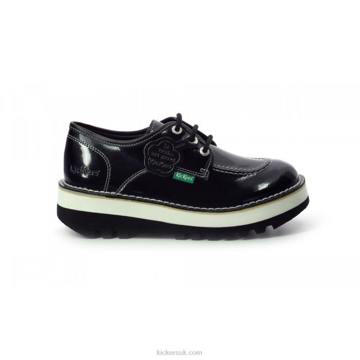 Kickougirl Black Patent Kickers ZDBR257 Women
