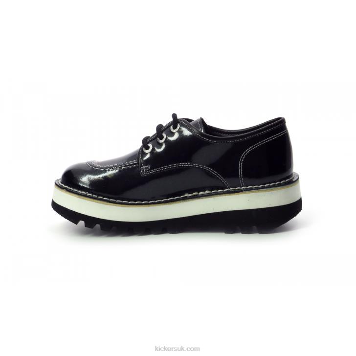 Kickougirl Black Patent Kickers ZDBR257 Women