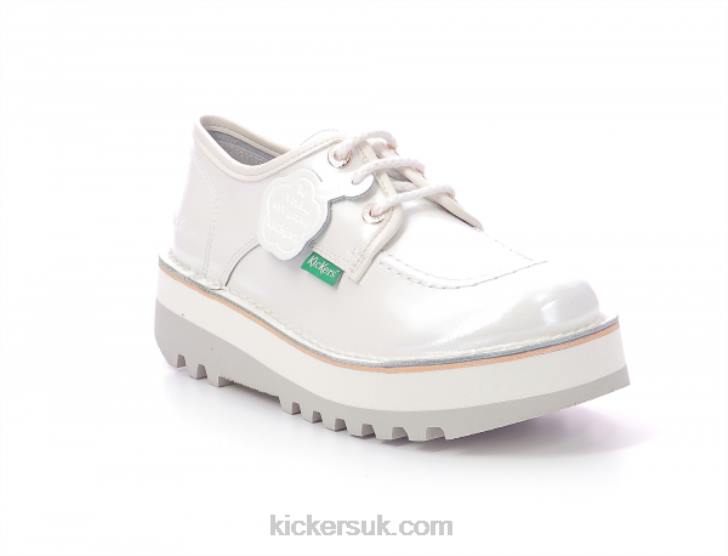 Kickougirl White Patent Kickers ZDBR256 Women