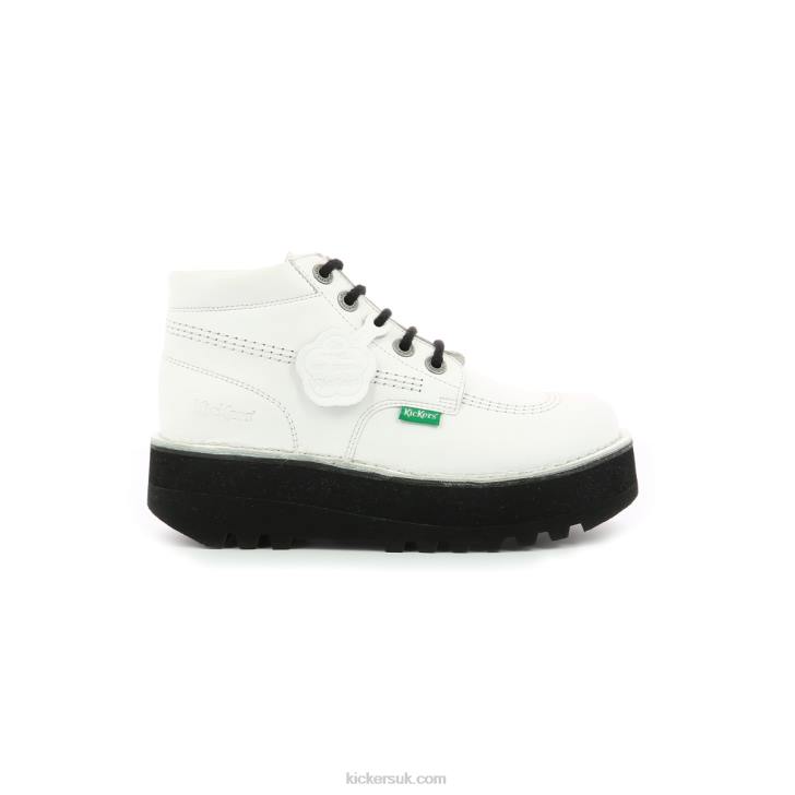 Kickplatform White Kickers ZDBR276 Women