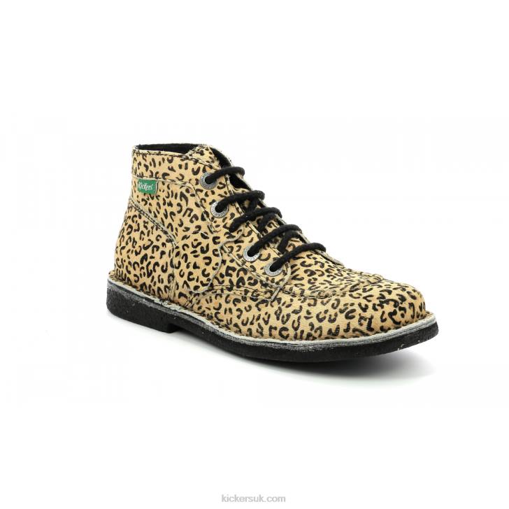 Legendiknew Beige Leopard Kickers ZDBR259 Women