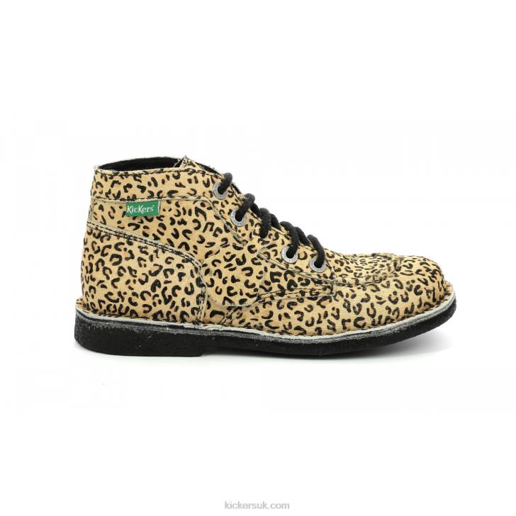Legendiknew Beige Leopard Kickers ZDBR259 Women