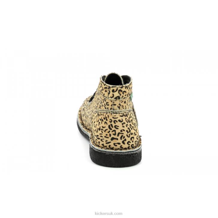 Legendiknew Beige Leopard Kickers ZDBR259 Women