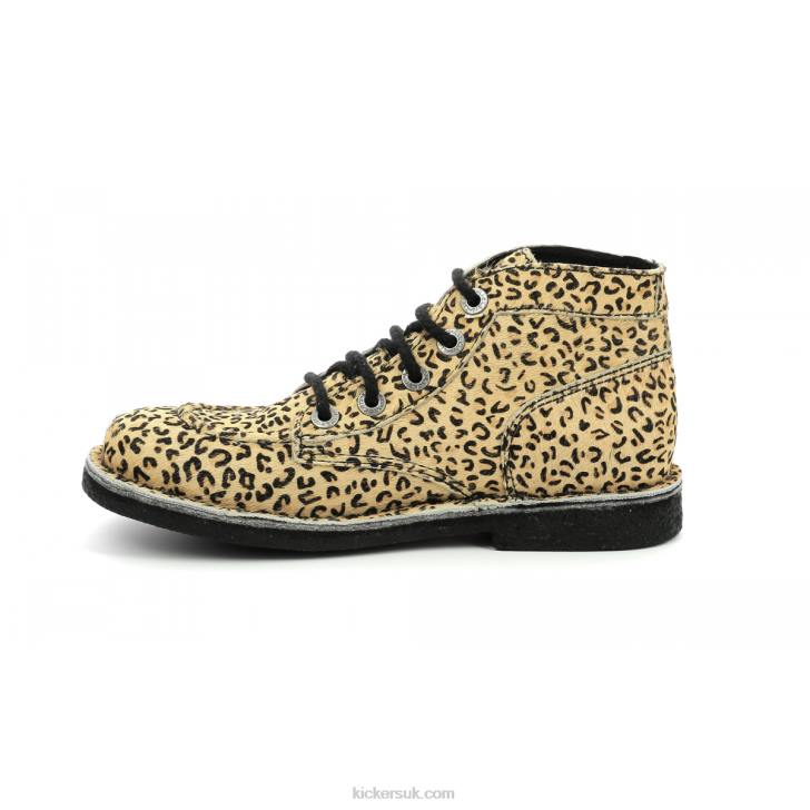 Legendiknew Beige Leopard Kickers ZDBR259 Women