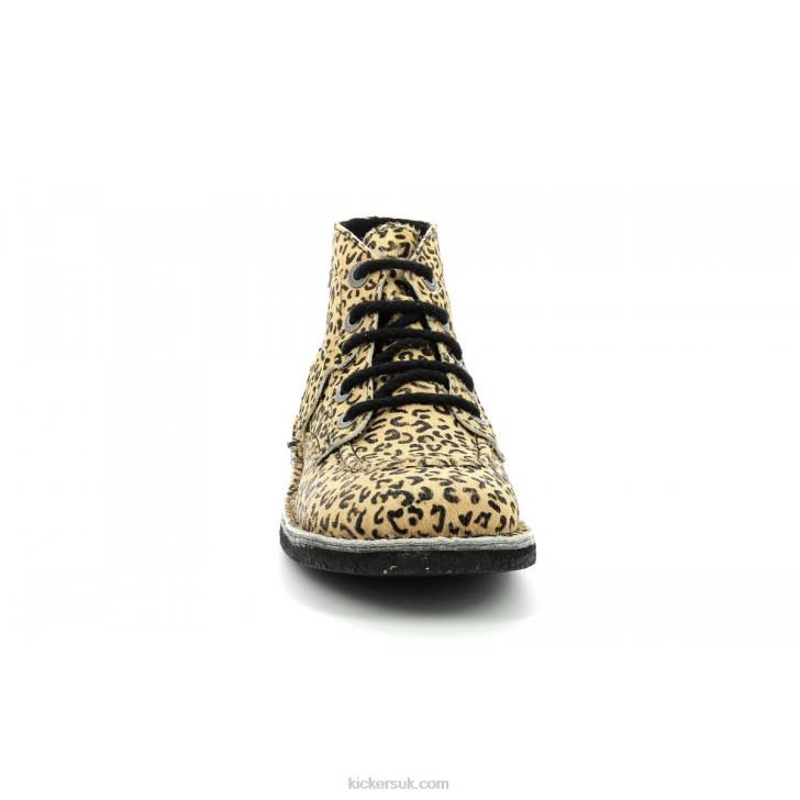 Legendiknew Beige Leopard Kickers ZDBR259 Women