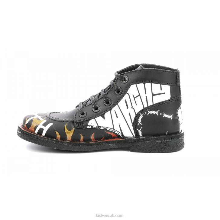 Legendiknew Black Graffity Kickers ZDBR280 Women