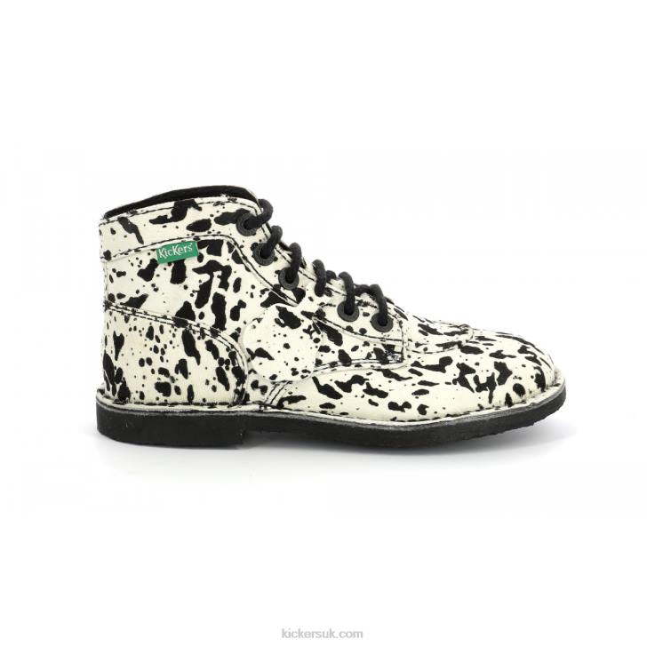 Orilegend Beige Black Spotted Kickers ZDBR275 Women