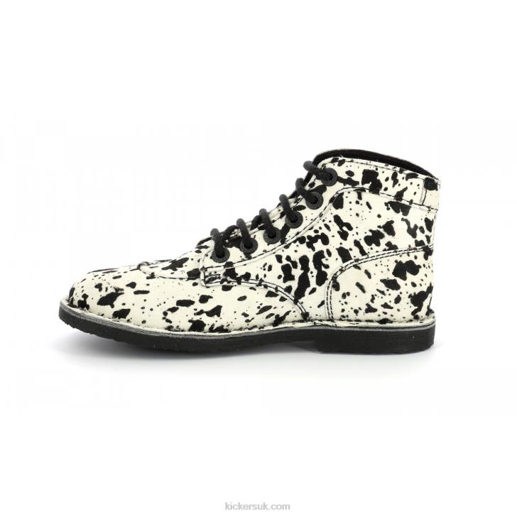 Orilegend Beige Black Spotted Kickers ZDBR275 Women