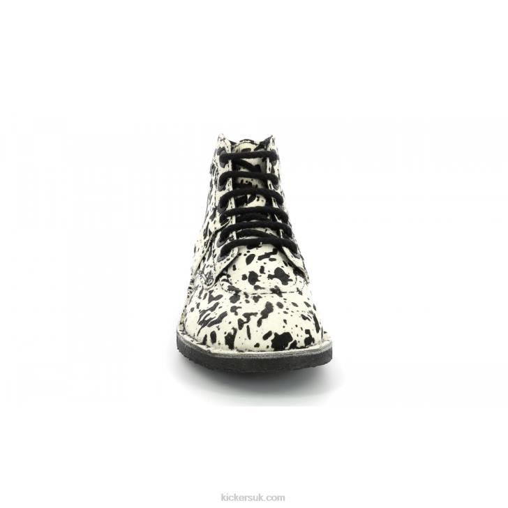 Orilegend Beige Black Spotted Kickers ZDBR275 Women