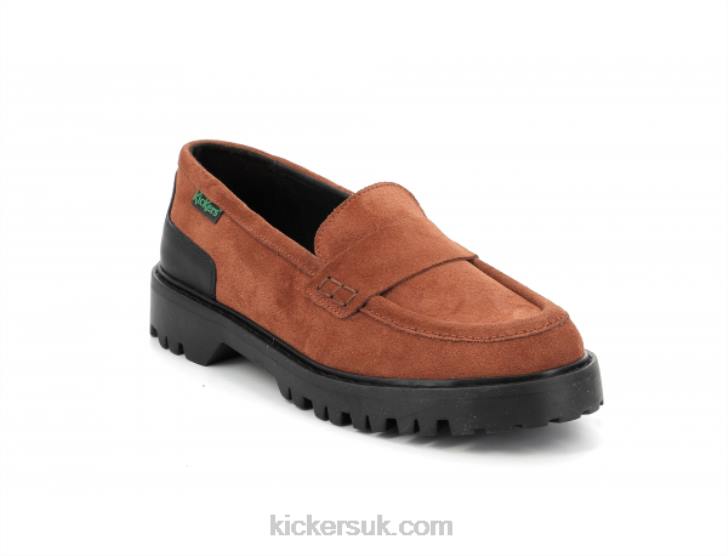 Deck Loafer Orange Rust Kickers ZDBR185 Women