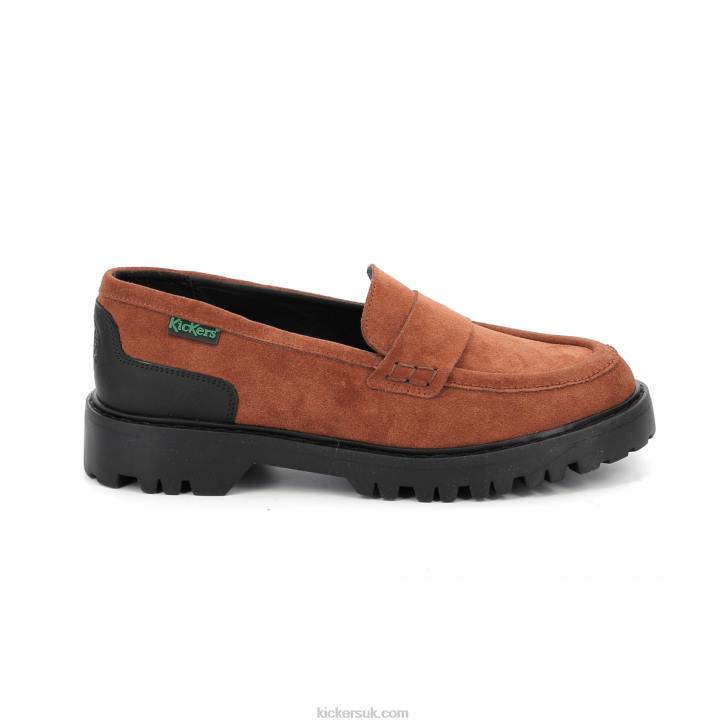 Deck Loafer Orange Rust Kickers ZDBR185 Women