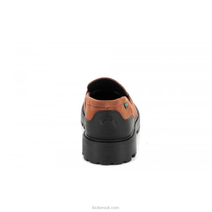 Deck Loafer Orange Rust Kickers ZDBR185 Women