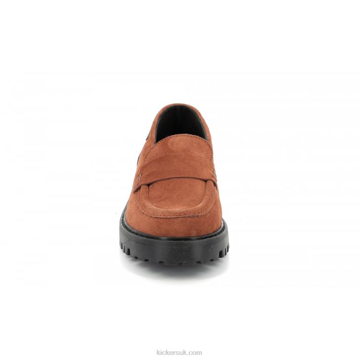 Deck Loafer Orange Rust Kickers ZDBR185 Women