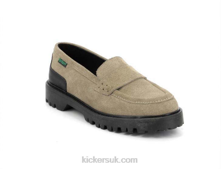Deck Loafer Silver Kickers ZDBR184 Women
