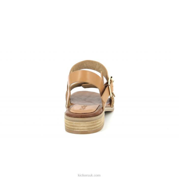 Bucidi Camel Black Print Kickers ZDBR43 Women