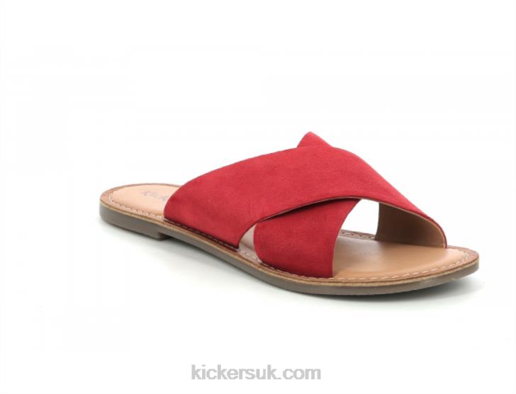 Diaz-2 Dark Red Kickers ZDBR69 Women