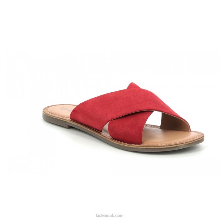 Diaz-2 Dark Red Kickers ZDBR69 Women